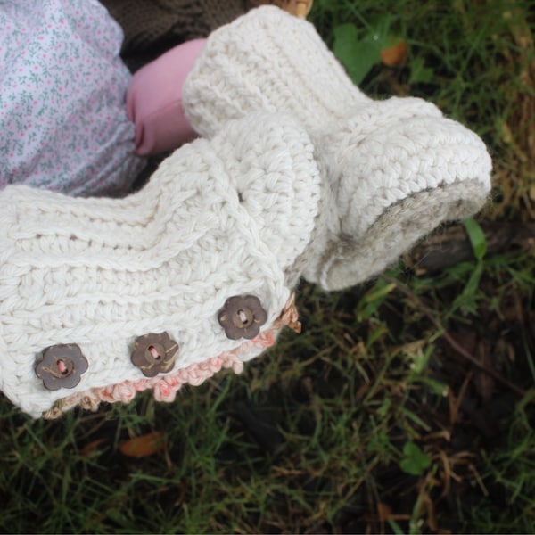 Crochet Pattern - Baby Wrap Boot - Boy - Girl - Instant Download - PDF ...