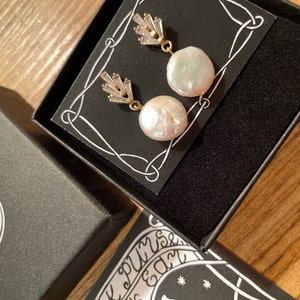 Art Deco Earrings Pearl Earrings Bridal Jewelry - Etsy