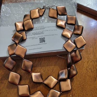 Statement necklace *** wood beads assorted layered