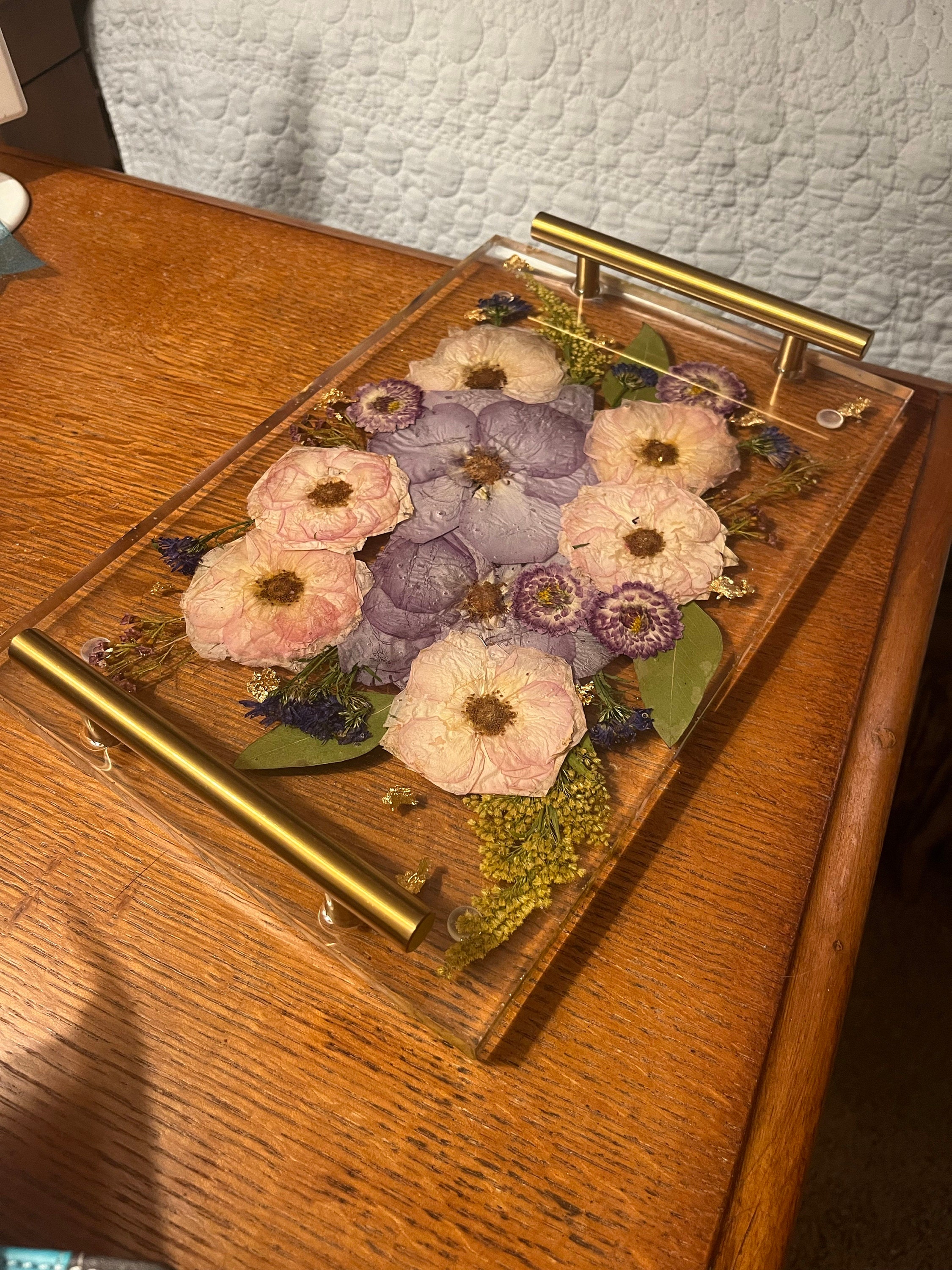 Preserved flowers from Kassidy's etsy review