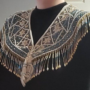 white sequin belt