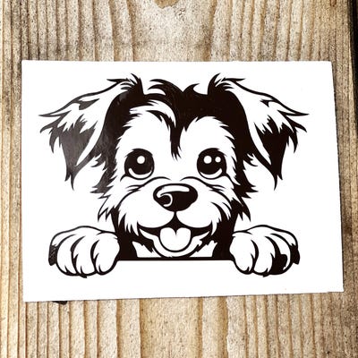 Canecorso SVG Mega Bundle Drawing Ear, Full Body, Peeking, SILHOUETTE