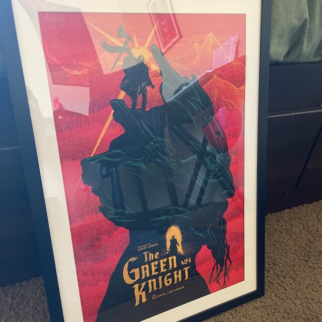 The Green Knight Poster – A24 Fantasy Movie Wall Art, Sir