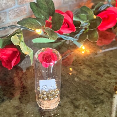 Beauty and the Beast Mini Glass Wedding Favors for Guests, Wedding ...