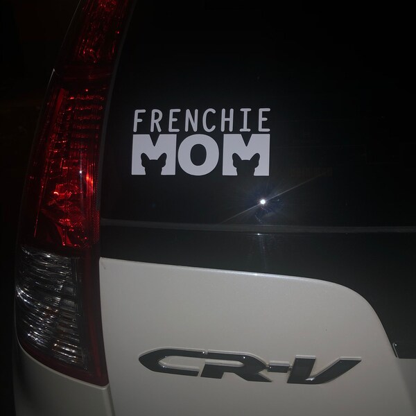 Frenchie Mom Decal - Etsy