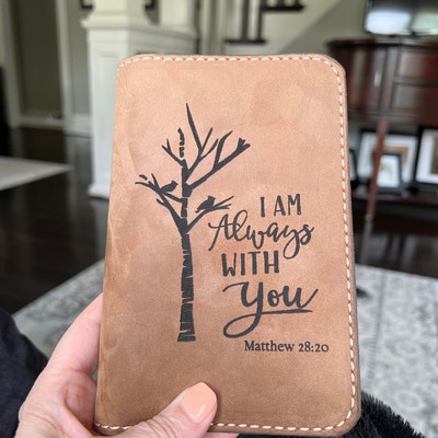 Personalized Leather Bible Cover Custom Scripture Cover - Etsy