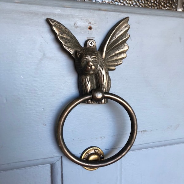 Solid Brass Replacement Door Knocker Hitter Striker Plate Polished