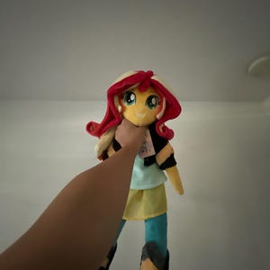 ヴィランズ マイリトルポニー ぬいぐるみ サンセットシマー サンセットシマー - 実物大ぬいぐるみ - MLP - Etsy 日本