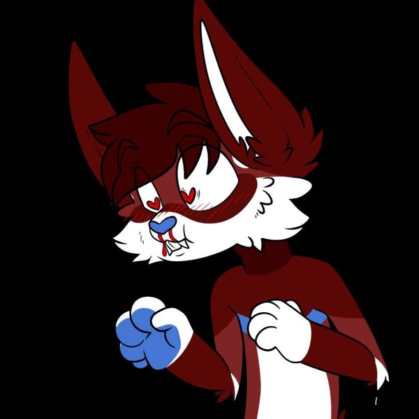 Simping Fursona Digital Sticker Icon YCH - Etsy