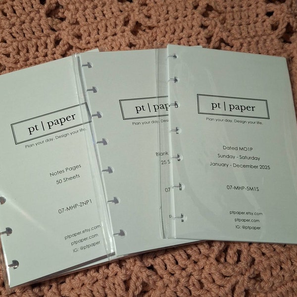 Notes Pages, Lined Paper Planner Inserts, Medium Ruled, College Ruled ...