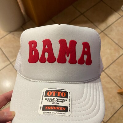 Put It on My Husband's Tab Trucker Hat, Put It on My Husband's Tab Puff