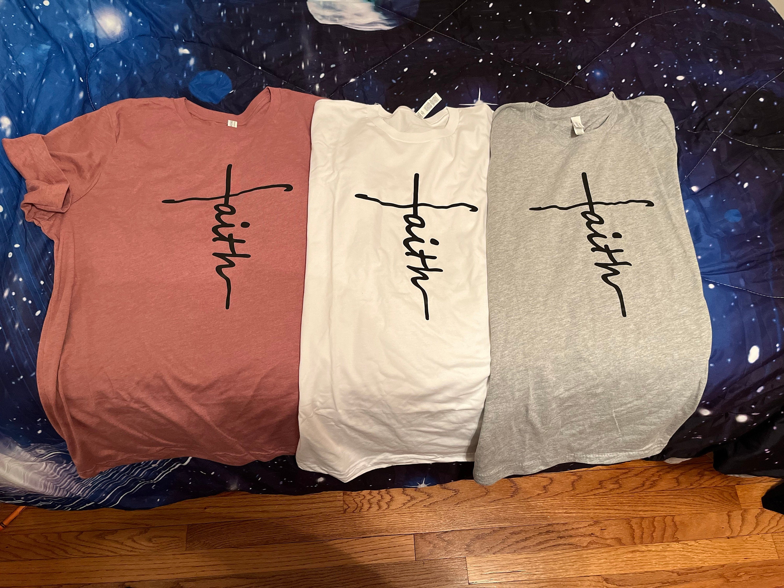 Faith Shirt, Faith Cross Shirt, Christian Gift, Faith Gift, Christian Shirts , Love and Grace Shirt, Faith Cross, Vertical Cross, Jesus