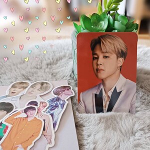 BTS Lotte Duty Free 2021 Handmade Unofficial Photocards RM Jin