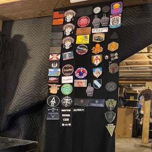 Patch Display Morale Patch Holder Board Display Wall Door Hanging ...