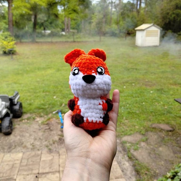 Fox No Sew Crochet Pattern, No Sew Amigurumi Crochet Patterns, Crochet ...