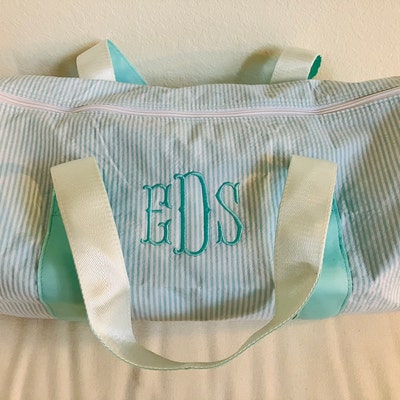 Kids Seersucker Brooks Duffle main image 0