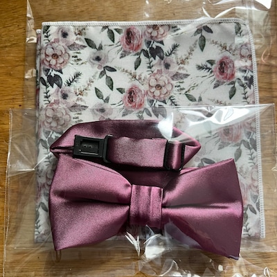 dusty mauve tie