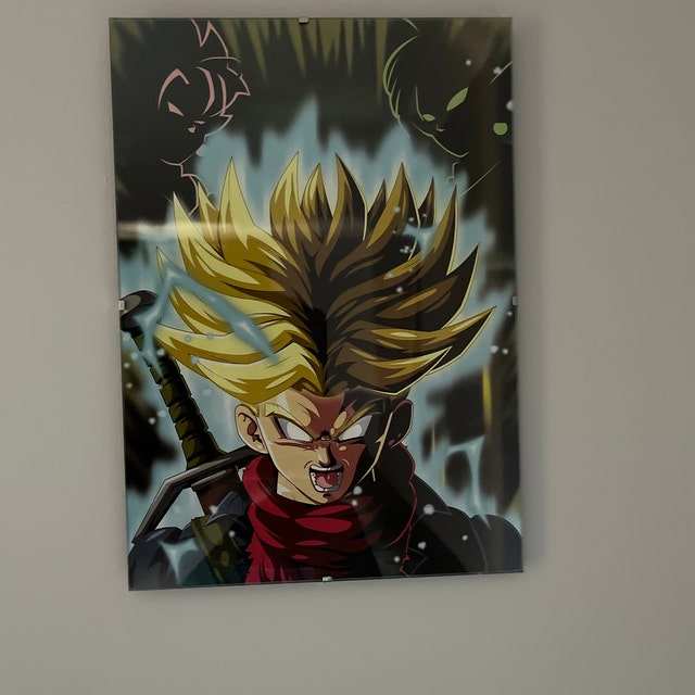 Protector of Hope-rage Future Trunks/dragonball Poster A4 