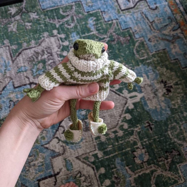 FROG Knitting Pattern - Etsy