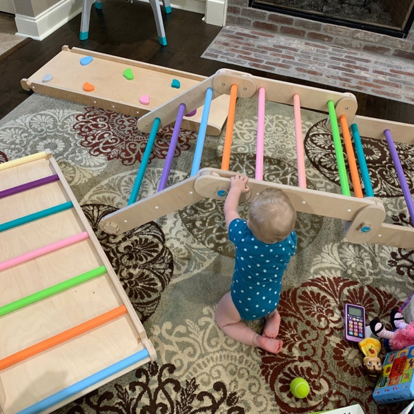 HAPPYMOON® Ramps, Double-sided Ramp, Board, Slide, Montessori Toys ...