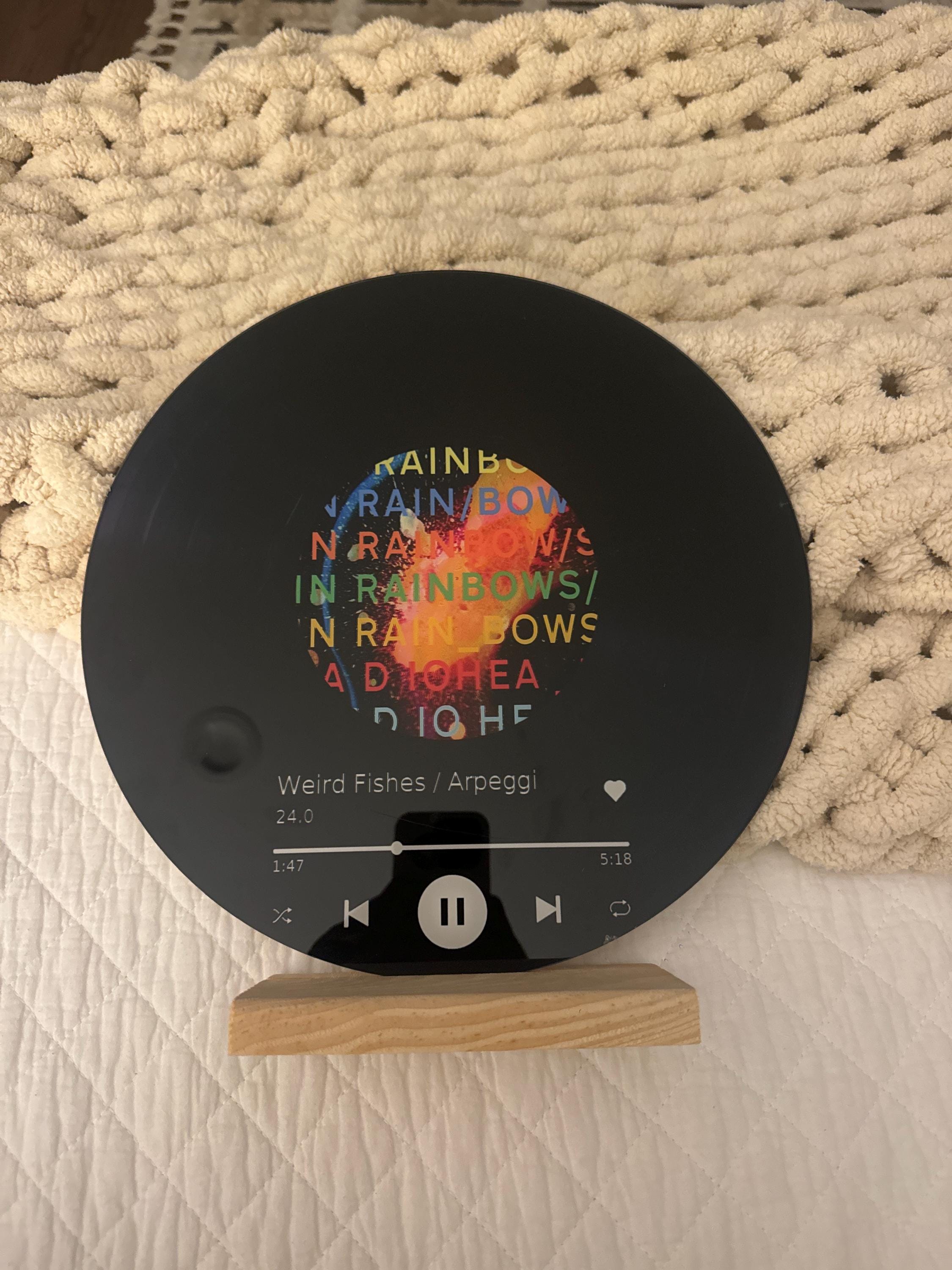 Customer photo for Album Plaque Acrylic Song Cover