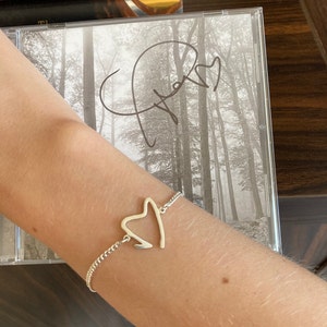 caitlynminimalist handwriting bracelet