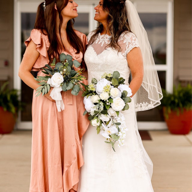 Rose Gold Dress, Silk Dress, Wrap Dress, Bridesmaid Dress, Wedding Guest  Dress, Women Dress, Maxi Dress, Evening Dress, Long Dress - Etsy