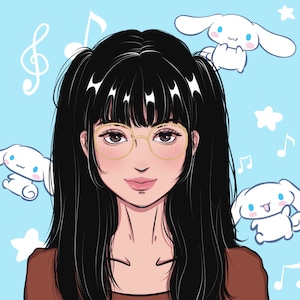 Custom Profile Picture/korean Style/avatar/digital Photo/cartoon ...