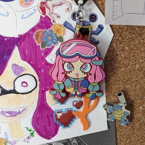 Harmony and Acht Rubber Keychains - Etsy