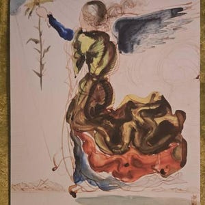 サルバドール・ダリ「受胎告知の天使」の版画、サルバドール・ダリ展の