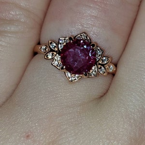 Vintage Alexandrite Wedding Ring, Women Promise Ring, Unique Engagement ...