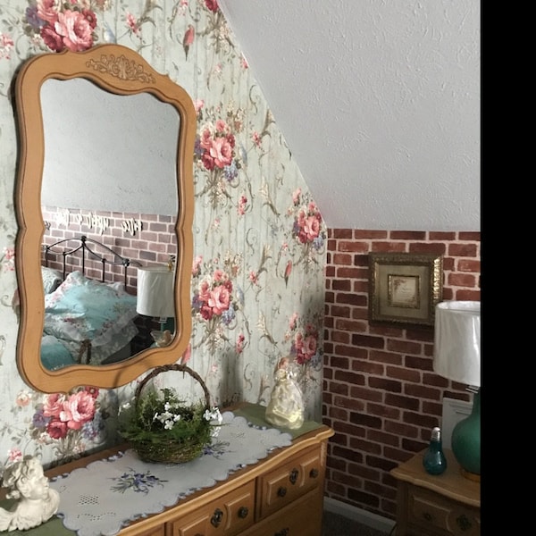 Bird Rose French Cottage Floral Victorian Vintage Wallpaper HA1326 - Etsy