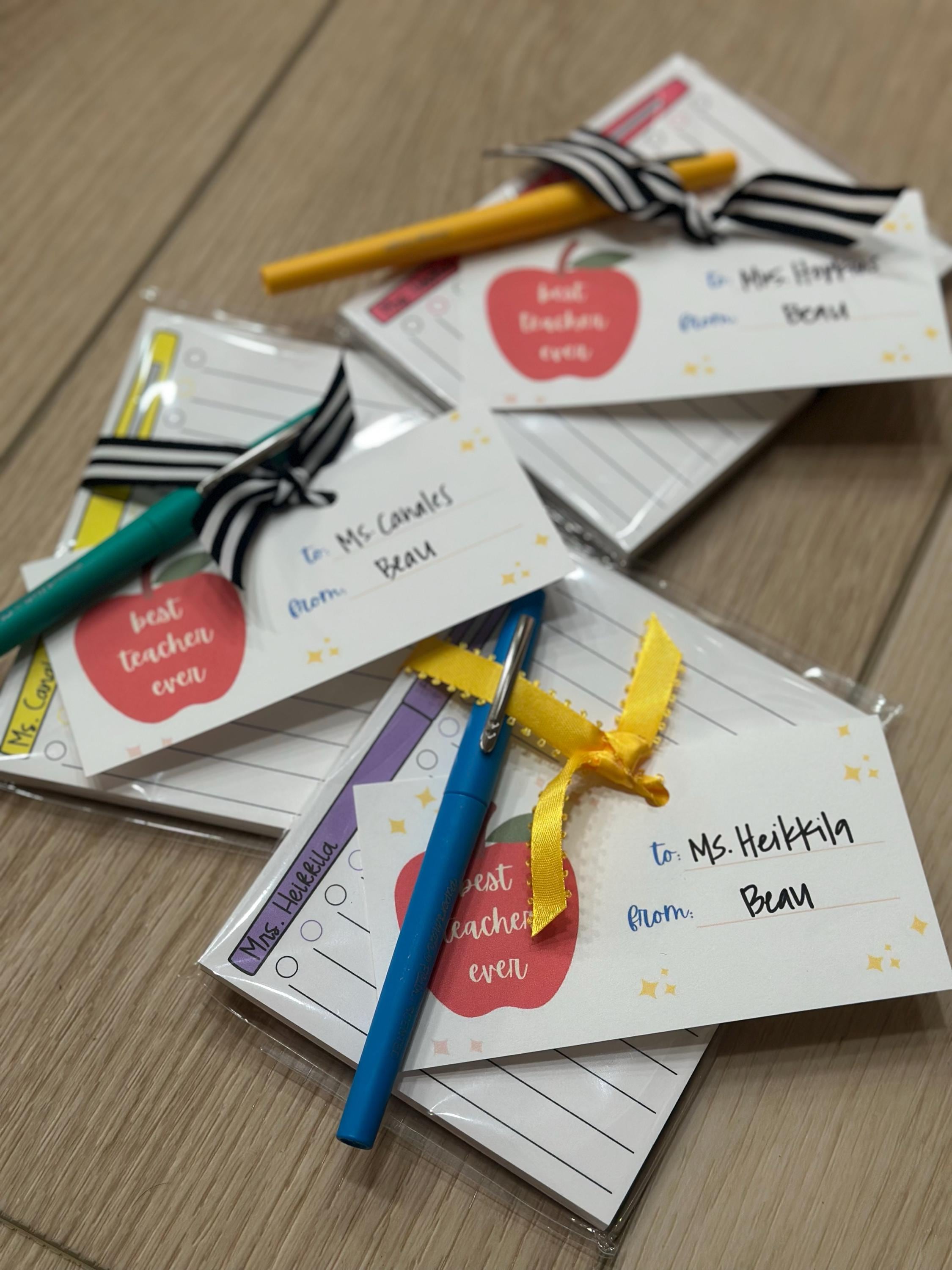 Teacher Notepad, Teacher Appreciation Gift, Cute Teacher Gift, Personalized Teacher Gift, Teacher Christmas Gift, Back to School Gift