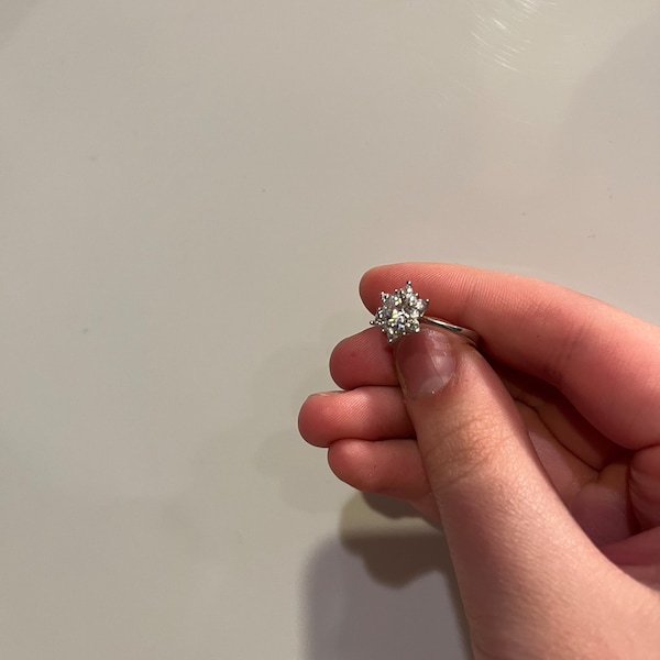 Star Diamond Ring • Engagement Ring • Floral Ring • Sunburst Ring ...