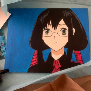 Custom glass anime paintings | Etsy