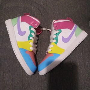 Custom pastry J 1s-pink Purple Blue 