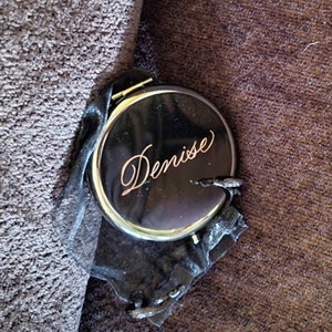 Calligraphy Engraved Compact Mirror | Personalized Gifts | Bridesmaids | Bachelorette | Place Cards | Mother's Day