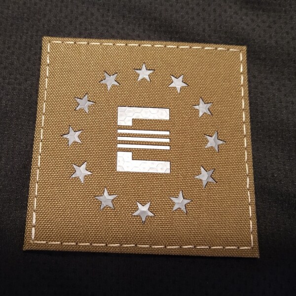 Patch Velcro Custom Call Sign Patch, IR Infrared Reflective Patch With Hook Loop Fastener Velcro Patch
