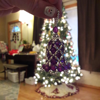 Bell Beaded Ornament Tutorial Pdf Download Etsy