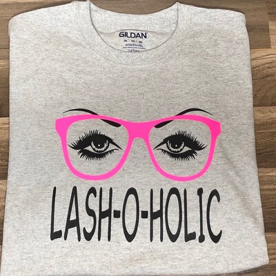 Lash-o-holic, Eyes, Lashes, Glasses, Svg Dxf Png Jpg Digital Cut File ...