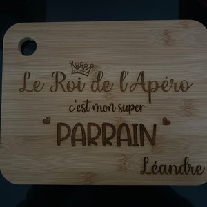 Planche à Découper Personnalisée Famille En Bambou – Bijou De Ré