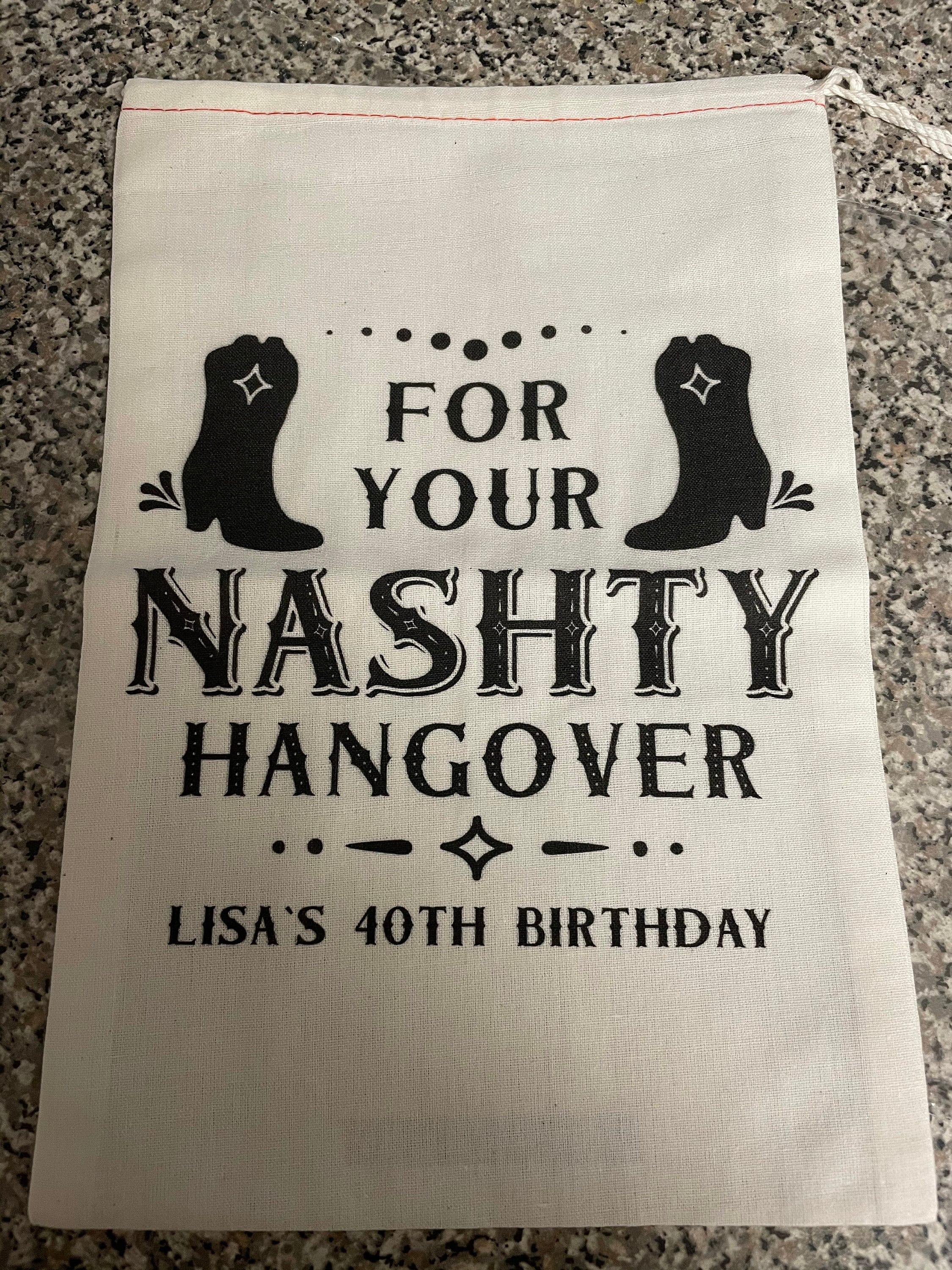 Nashville Bachelorette Hangover Kit, Nashville Birthday Recovery Kit Gastgeschenktüten, Nashty Nash Bash Survival Geschenktüten, Nashelorette Gastgeschenke