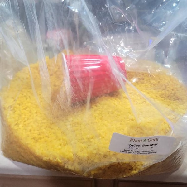 Yellow Beeswax Pellets, 100% Pure Organic Natural for DIY Soap, Creams ...