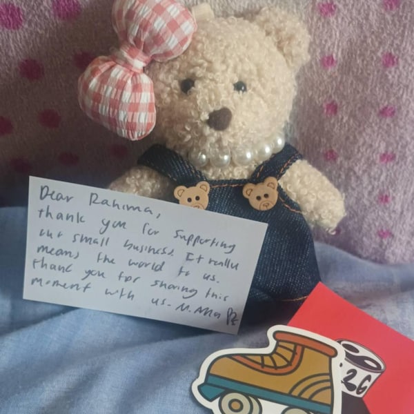 Teddy Bear Bag Charm