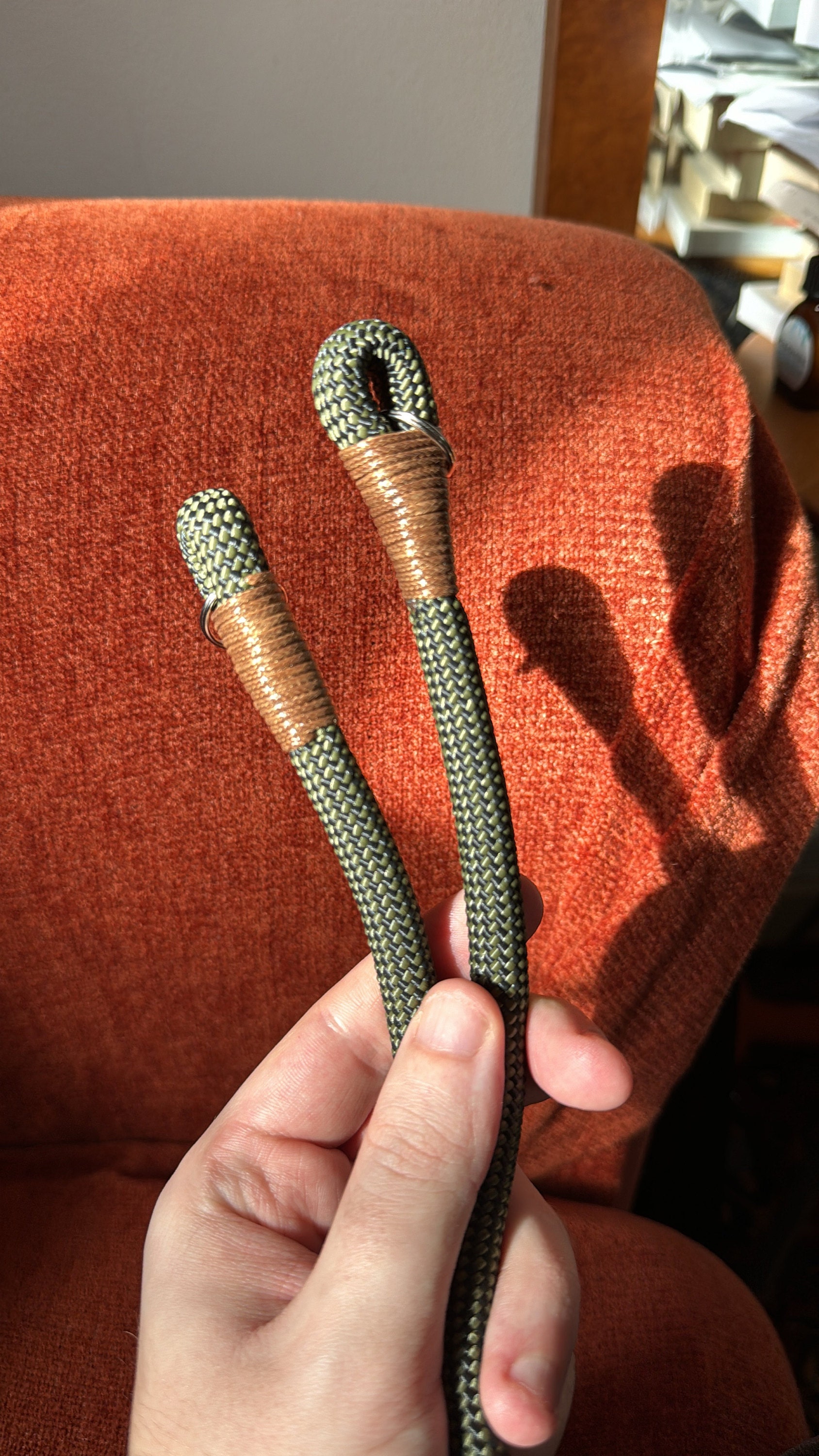 Checkered Olive/Black Camera Strap
