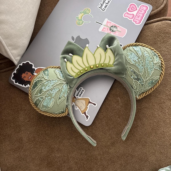 Sugar and Spice Sequin Minnie Ears | Cream Sequin Ears | Minnie Ears ...