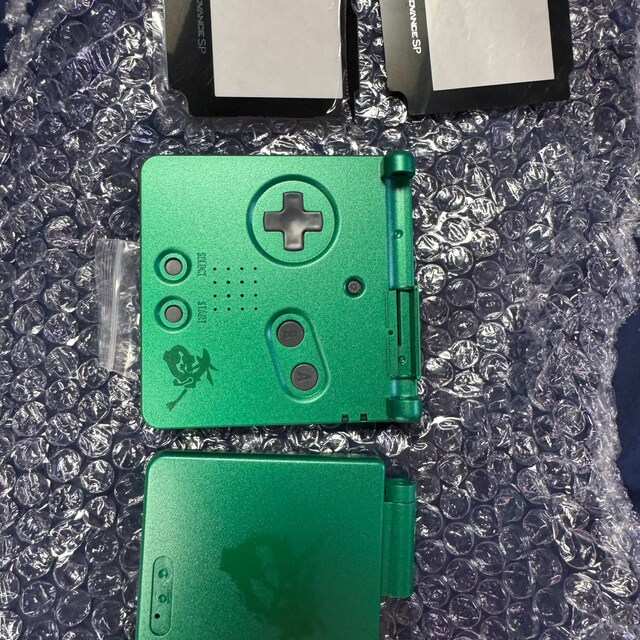 ゲームボーイアドバンスSP クラシック レックウザ グリーン 交換用