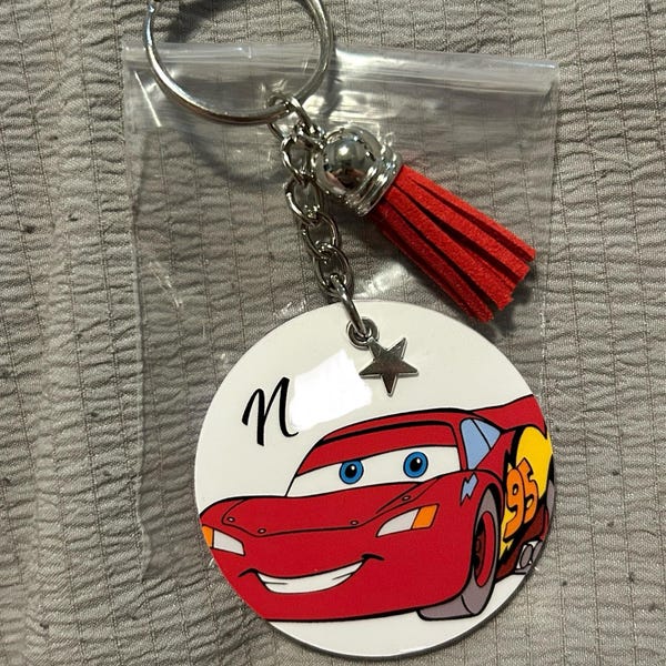 Lady Lady and the Tramp Disney Inspired Personalised Keyring. Handmade ...