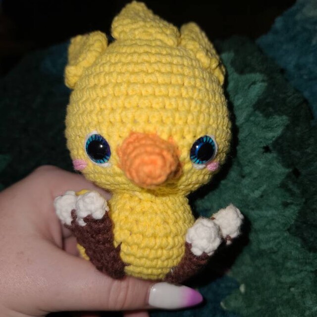 Crochet Pattern of Yellow Chicken Amigurumi/ Plushie Doll