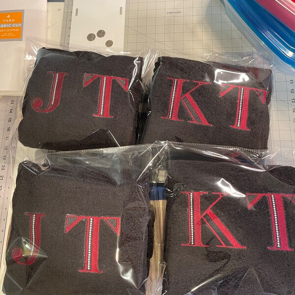 Two-color Block Monogram Embroidery: 3, 3.5 & 4 Inch Sizes #534 DAX - Etsy